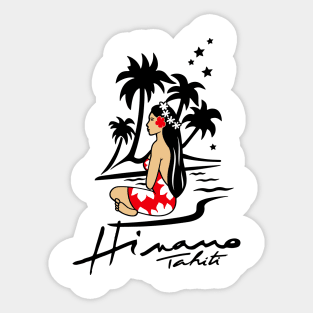 Cool Man Hinano Tahiti Logo Nuova Sticker